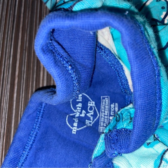 pajamas boy’s size 12-18 months The Children’s Place one piece bundle blue - Picture 2 of 3